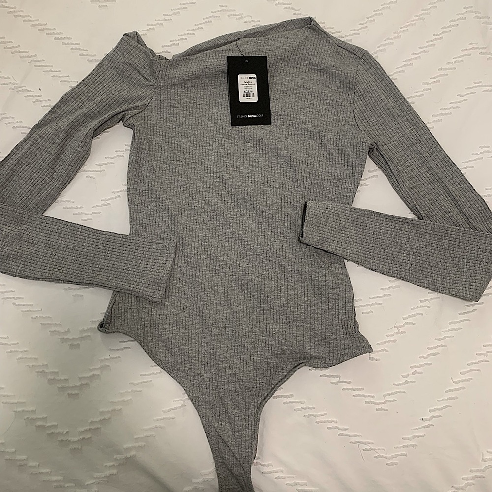 Fashion Nova Carla One Shoulder Bodysuit